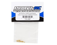 ProTek RC 2.0mm Gold Plated Inline Connectors (2 Male/2 Female)