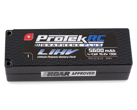 ProTek RC 4S 130C Low IR Silicon Graphene HV LCG LiPo Battery (15.2V/5600mAh) w/5mm Connector