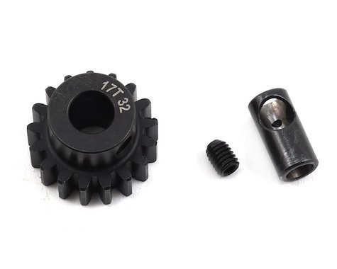 ProTek RC Steel 32P Pinion Gear w/3.17mm Reducer Sleeve (Mod .8) (5mm Bore) (11-20 tooth)