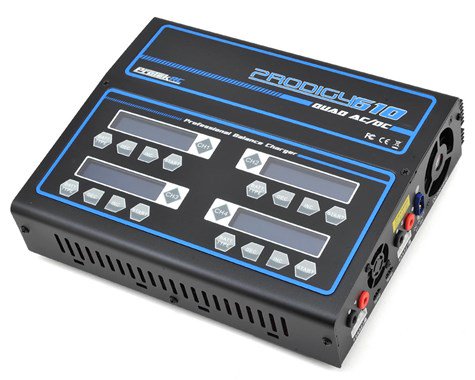 ProTek RC "Prodigy 610 QUAD AC" LiHV/LiPo AC/DC Battery Charger (6S/10A/100W x 4)