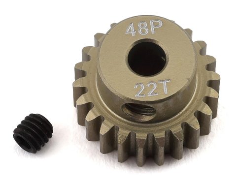 ProTek RC 48P Lightweight Hard Anodized Aluminum Pinion Gear (3.17mm Bore) (13t-38t)