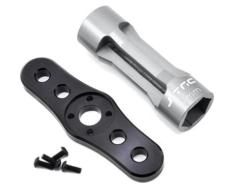 ST Racing Concepts 17mm Light Weight T-Handle Wheel Wrench (Black/Silver)