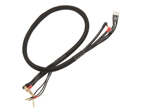 TQ Wire 2S Charge Cable w/4mm & 5mm Bullet Connector (2')