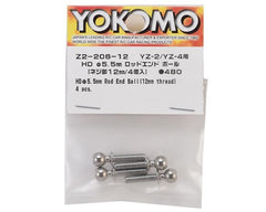 Yokomo 5.5mm Rod End Ball Stud (4) (12mm Long)