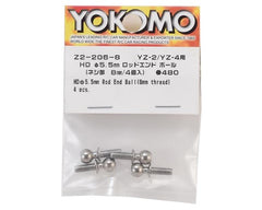 Yokomo 5.5mm Rod End Ball Stud (4) (8mm Long)