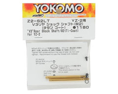Yokomo V3 Titanium Coated Rear Shock Shaft (2) (Screw Type)