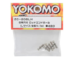 Yokomo 14.7mm Socket Head Ball Stud Set (6) (Size L)
